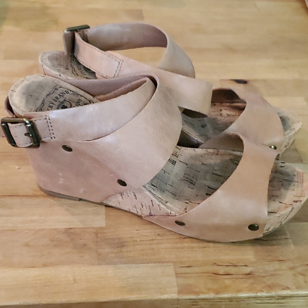 Lucky Brand ankle strap sandals